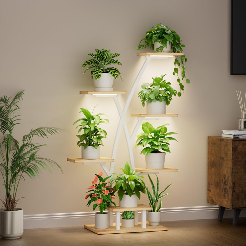 105 cm 7 Tiered Indoor Plant Shelf for Patio