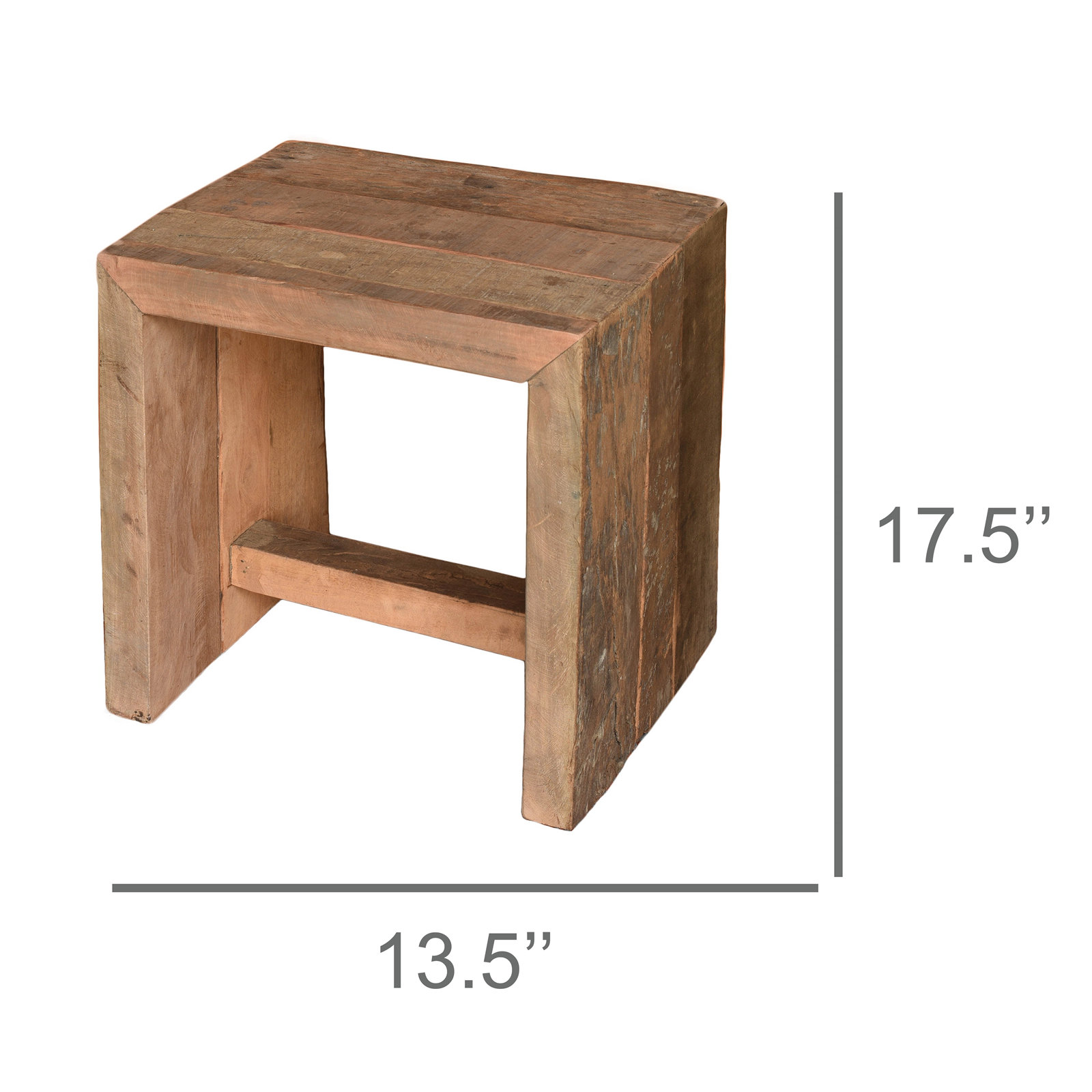 Solid Wood Accent Stool