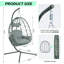 Fauteuil suspendu suspendu en osier avec support et coussin lavable pour patio-1700811277-1700811292