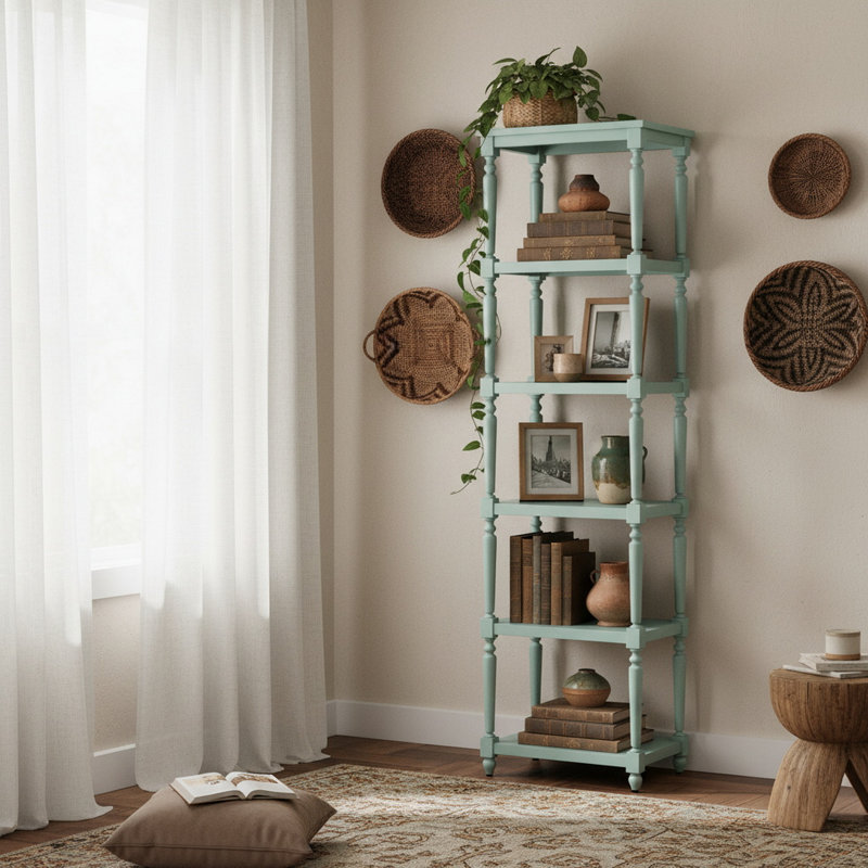 Ginae Etagere Bookcase