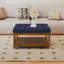 Table basse avec repose-pieds 33 po avec tablette en bois-967253905