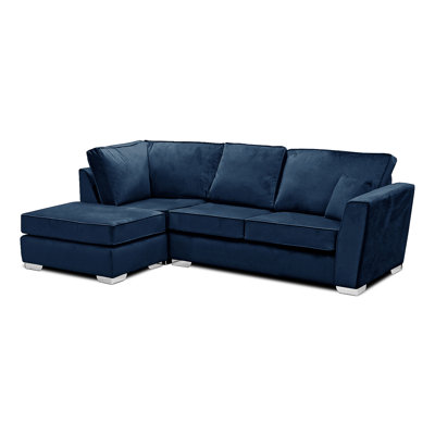Quade 4 Seater Velvet Corner Sofa 