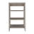 Linen Cabinet Jenne, Four Open Shelves, Light Gray Finish-1839568183-1839568172