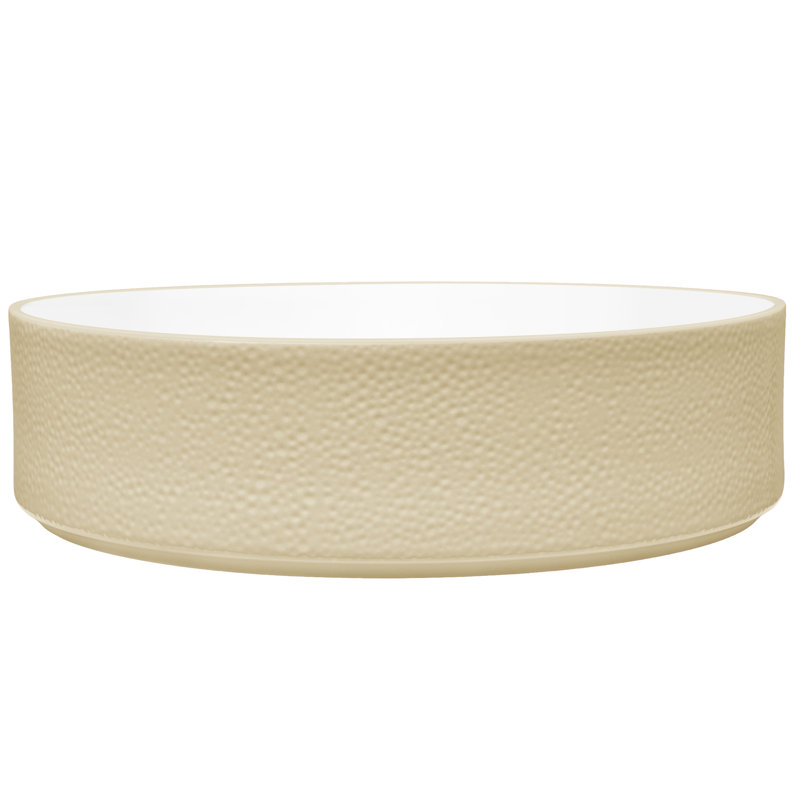Bol de service en pierre 10 po Noritake, Ivoire ivoire