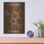 «Chocolate Molecule», art mural en métal-136332148