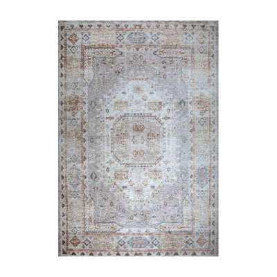 Emerald Empire Antrasit And Beige Area Rug