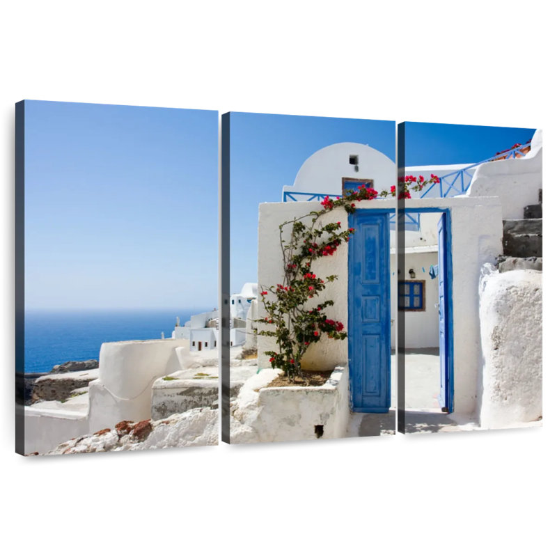 Lilie Wide Open Greek Door, 32" H x 50" W