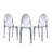 Modway Casper Modern Acrylic Stacking Dining Armchairs-637177538-619975864