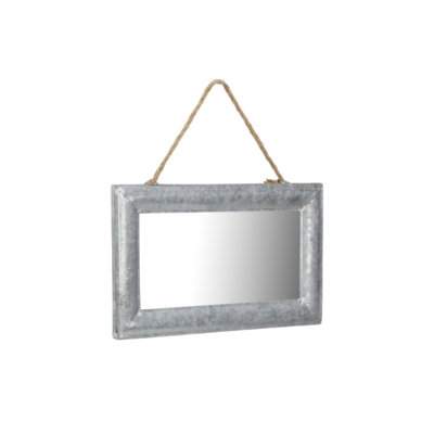 Hashveer Metal Flat Wall Mirror