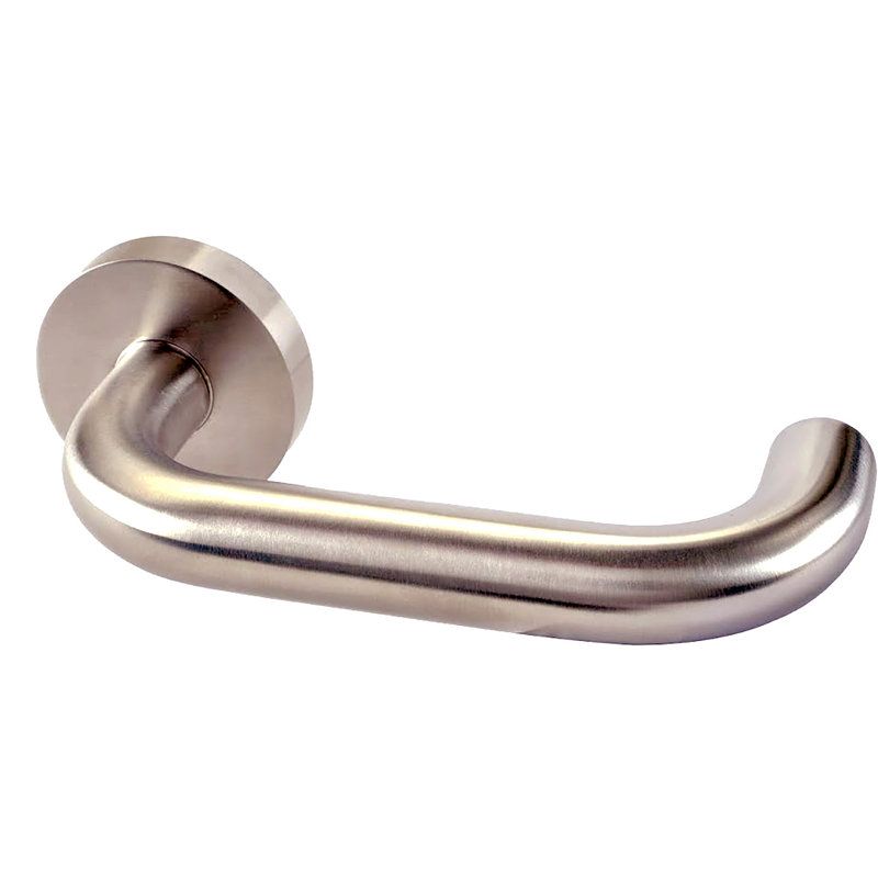 Privacy Door Lever Set, Passage (Hall & Closet), 2.75", Satin Black