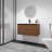 Bathroom Vanity With Sink (Brown)