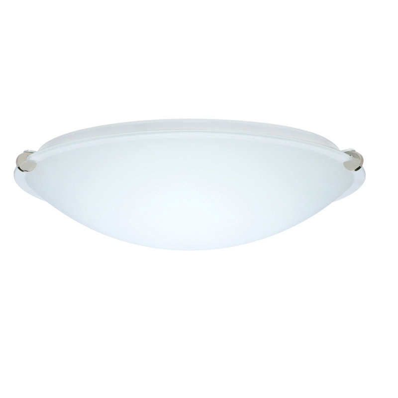 Tajik Flush Mount, 3.75" H x 11.875" W x 11.875" D, White