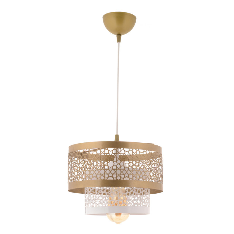 Lustre, Doré / Blanc