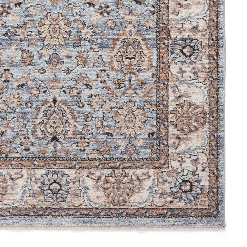 Vintage area rug Machine Woven Rectangle Blue, Rectangle 80 x 150cm
