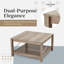 Table basse carrée 31,5 po Gracie Oaks
