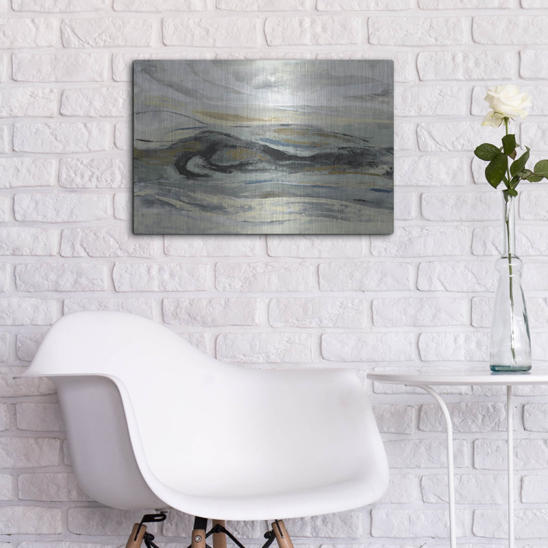 "Estuaire" par Silvia Vassileva, H 16 po x l 24 po
