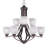 Hayden 9 - Light Shaded Tiered Chandelier-21908163