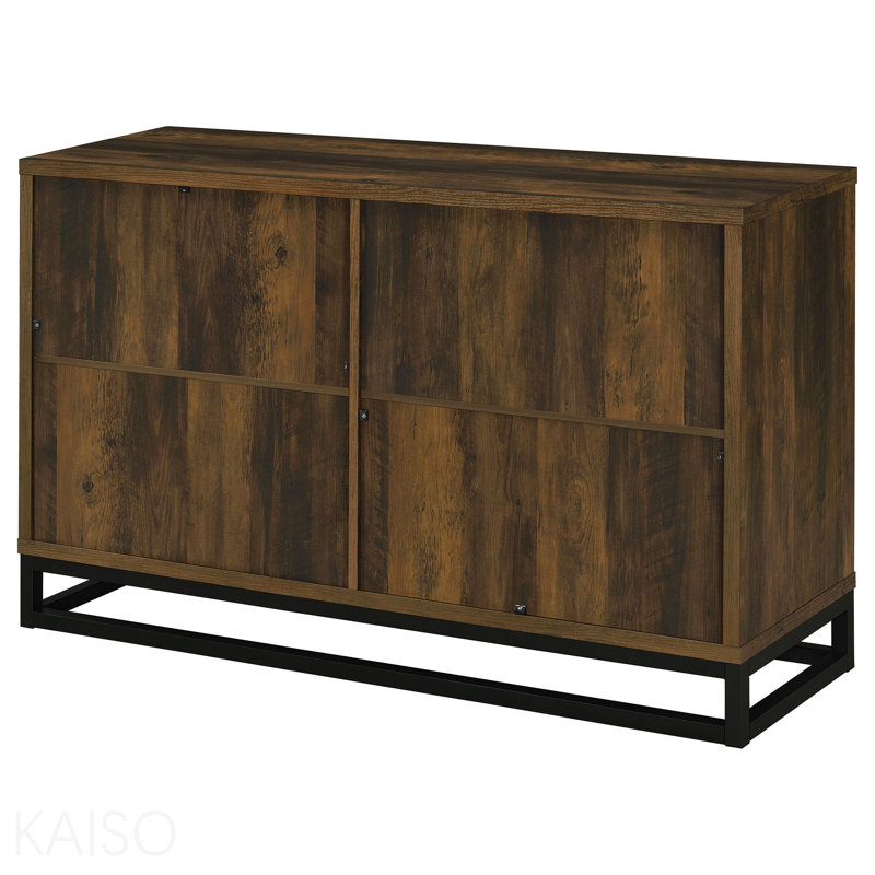 Buffet décoratif 4 portes en bois d'ingénierie