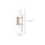 Aluminium, Steel LED Flush Mounted Sconce