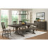 Costel Solid Wood Solid Wood Top Trestle Dining Set