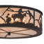 Rustic Lodge 4 - Light Flush Mount