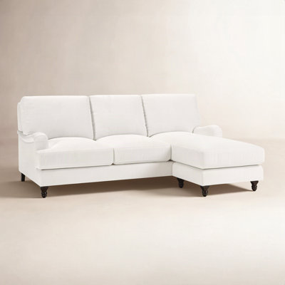 Walters Upholstered Sofa With Reversible Chaise