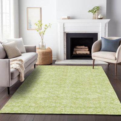 Premium Machine Washable Prisco Aloe Rug