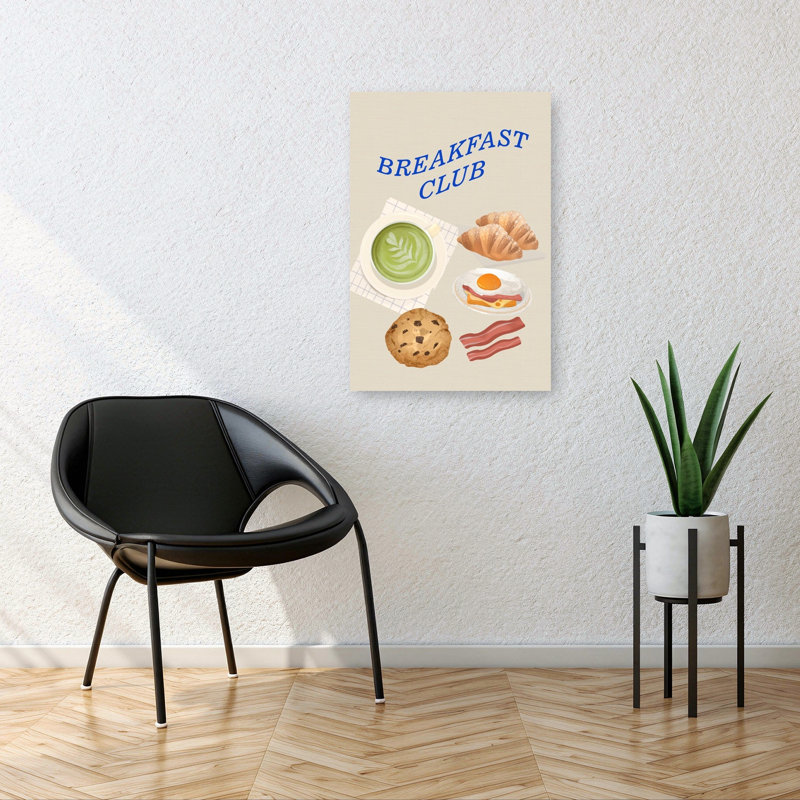 Affiche murale d'architecture contemporaine The Breakfast Club, H 36 po x l 24 po