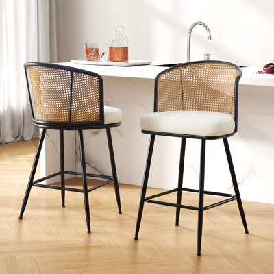 Tabouret rembourré Cane