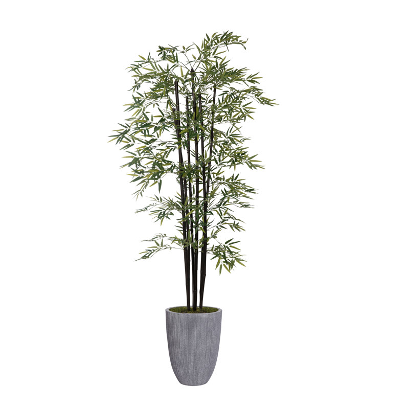83.1'' Faux Bamboo Tree in Planter