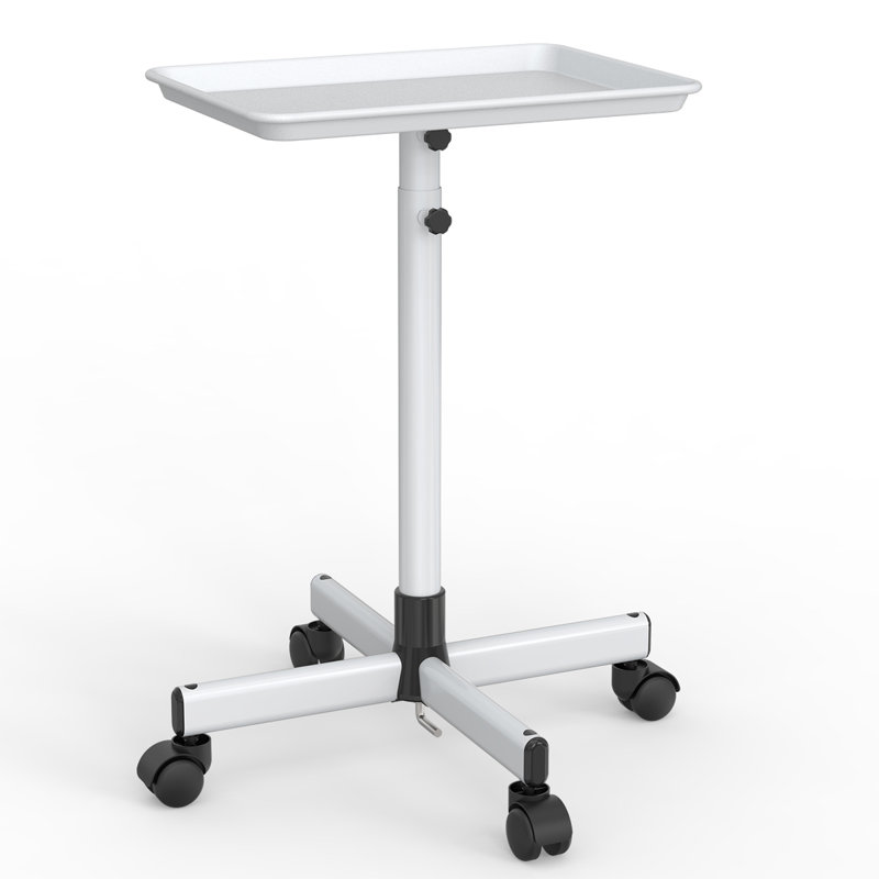 42"H X 18" W Utility Cart With Wheels, White