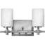 Luminaire pour salle de bain 2 lumières Laurel avec abat-jour cylindrique opale gravé-1989099400