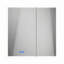 Armoire à pharmacie encastrée carrée en aluminium avec miroir l 30 po x H 30 po