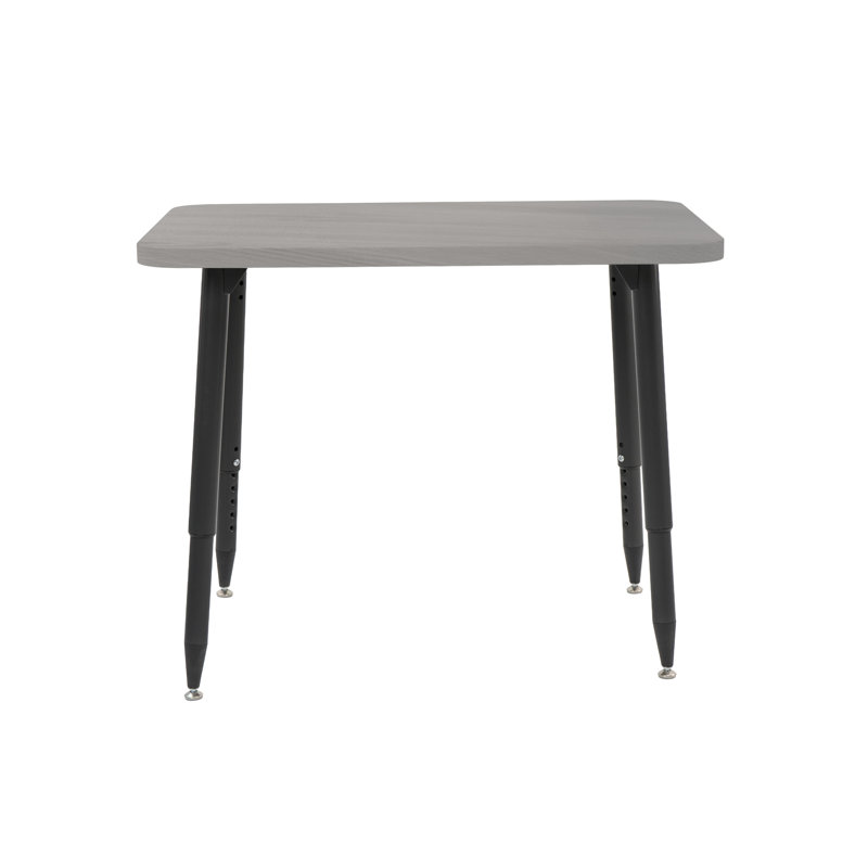 Table d'activité Adapte 24 x 36, 24 po x 36 po, Bois gris clair / noir
