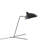1-Light Black Table Lamp With A Black Aluminum Shade-1093803996