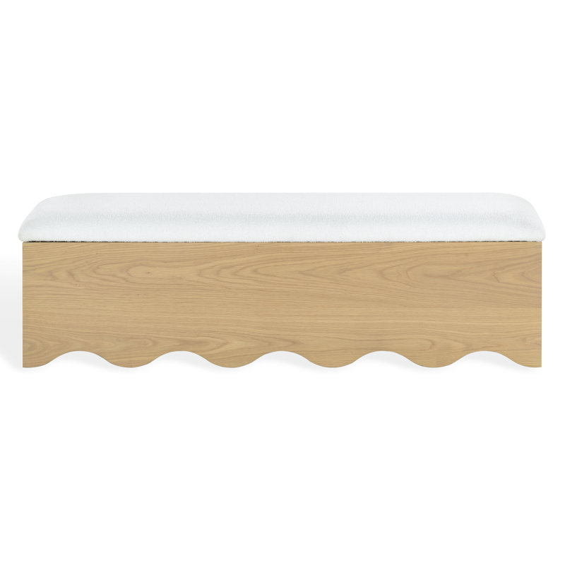 Banc de rangement Roseandrea, Naturel