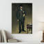Theodore Duret Abstract Contemporary Portrait Wall Art Print by Edouard Manet - 1 Piece Wrapped Canvas Wall Art-1945741861
