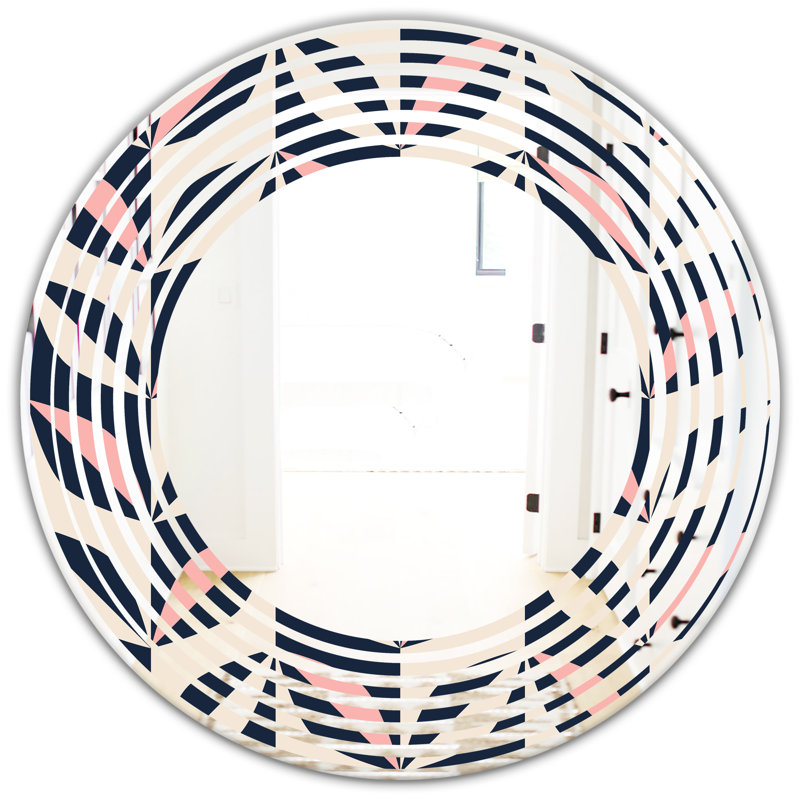 Miroir mural Wave Cottage Americana, 23,6 po x 23,6 po, Motif floral botanique III