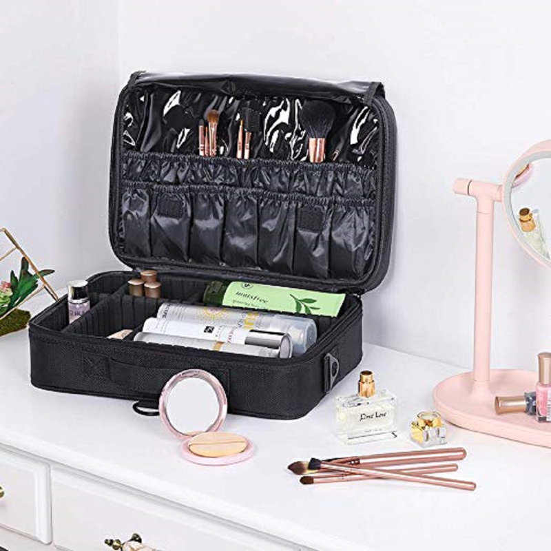 Sac de rangement pour maquillage 3 couches Ryant