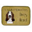 Tapis de séchage pour chien basset hound