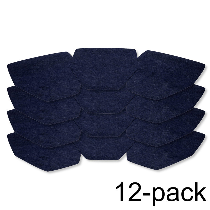 G-Floor Drip & Dry Urinal Mats, 19"W x 20"L, Blue