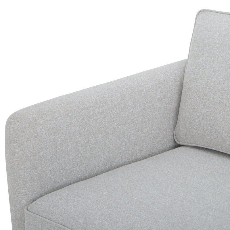 Vernon 2 - Piece Sofa & Chaise, White, Right Hand Facing