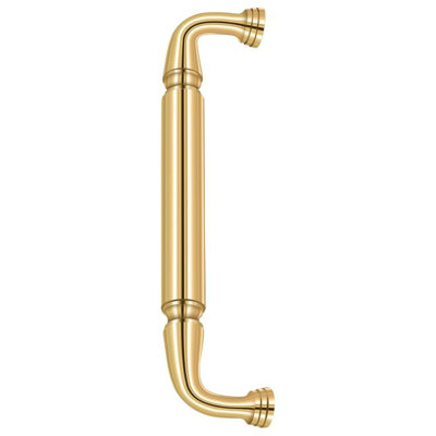 Deltana DP2575CR003 Door Pull without Rosette, 10" in PVD Polished Brass