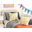 Davila Floral Yellow Square Cushion