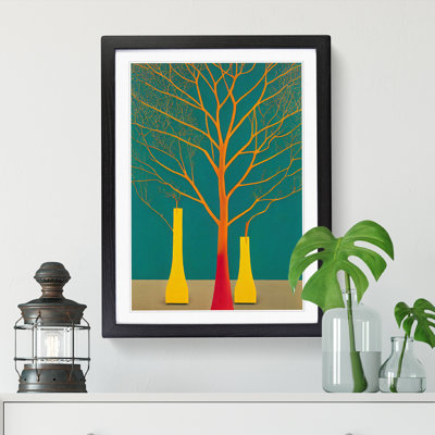 FRM-V0523-42X Tree Vol.2 1 Piece Single Picture Frame Wall Art