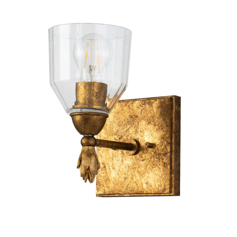 Meuble-lavabo 1 lumière Stiefel, Doré
