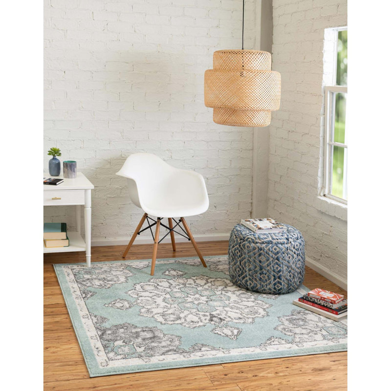 Oriental Indoor Rug, Square 4'