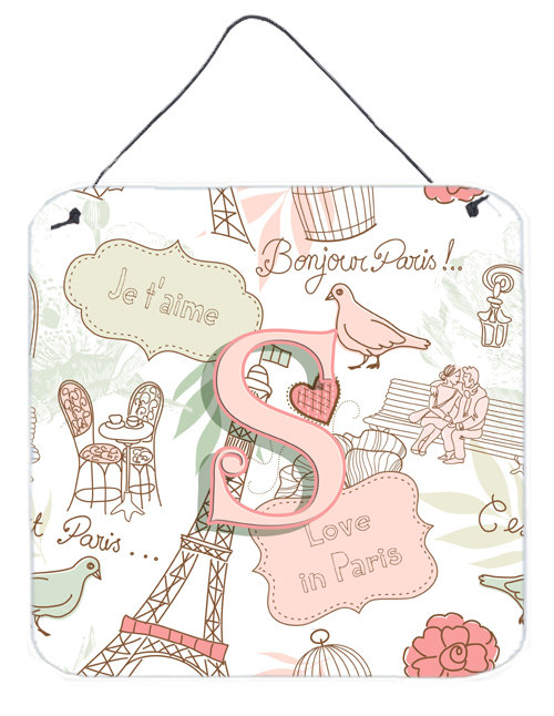 « love in paris », impression sur plaque, S