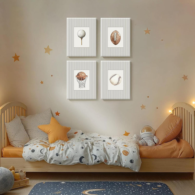 4 Piece Wrapped Canvas Print