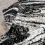 Abstract Area Rug in Black-1810684591